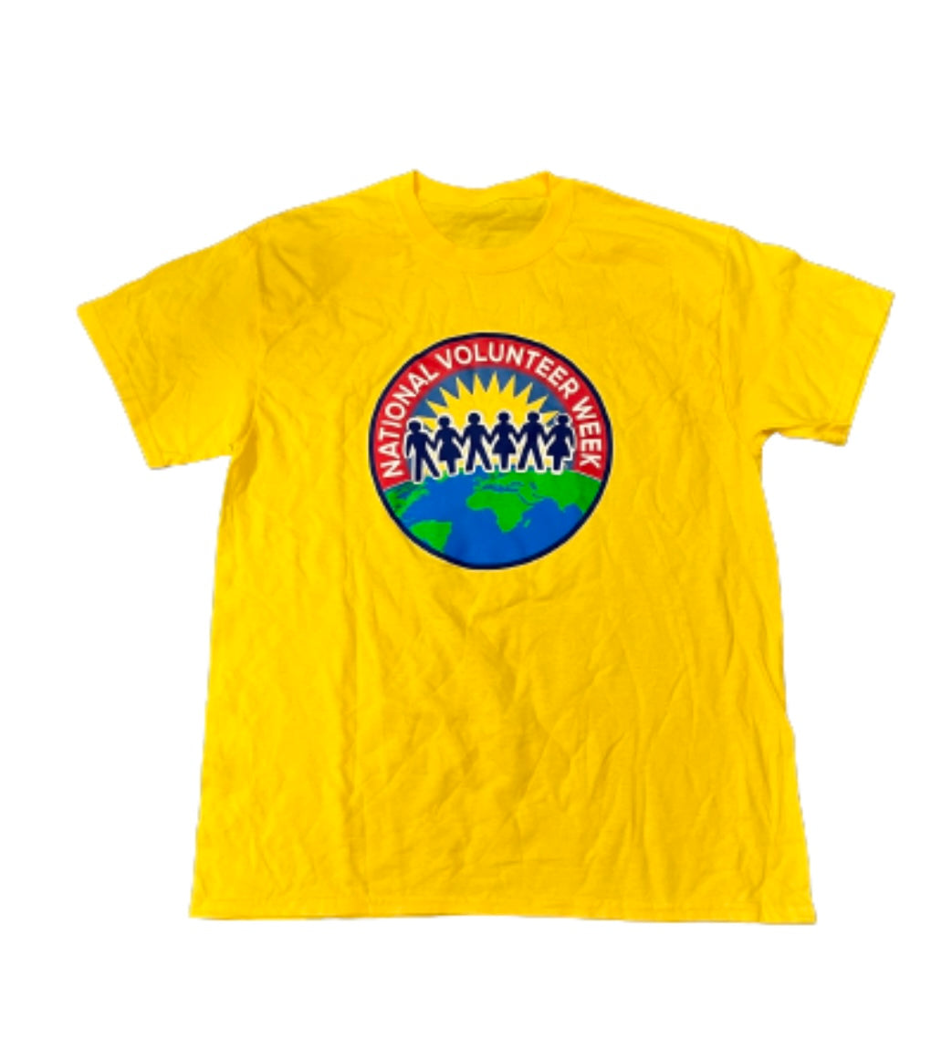VEEP: Selina's Episode worn Volunteer Week T-Shirt and Badge