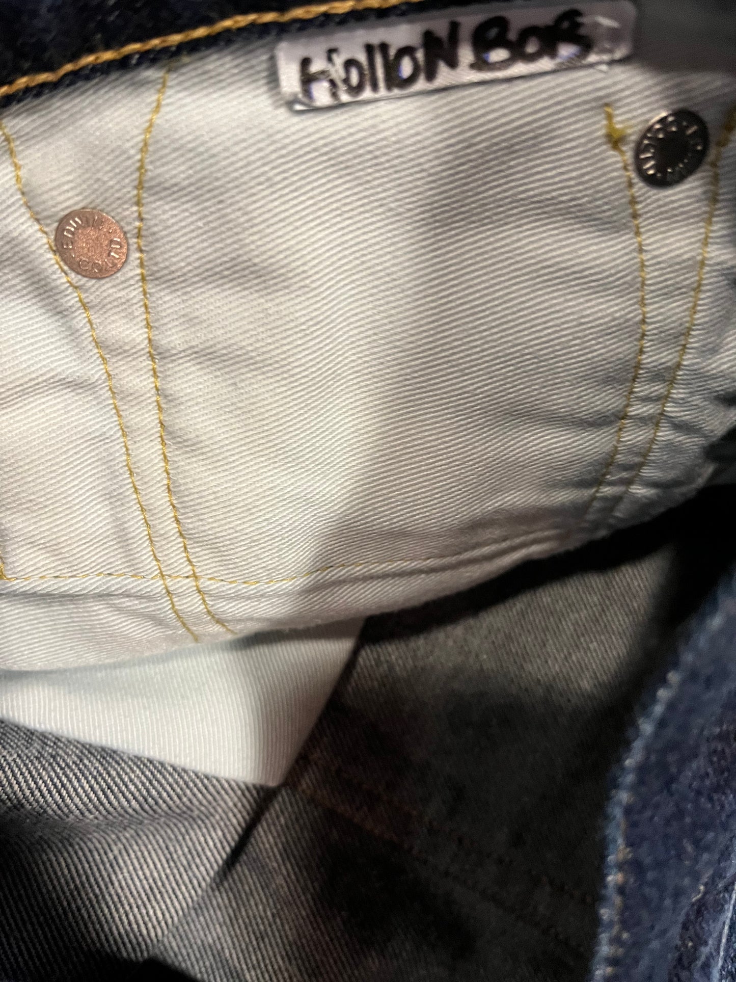 WRATH OF MAN: Hollow HERO EDWIN Japanese Denim Jeans (36)