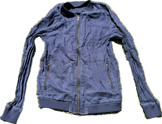 BONES: Dr. Jack Hodgins' blue Bomber Jacket (S)