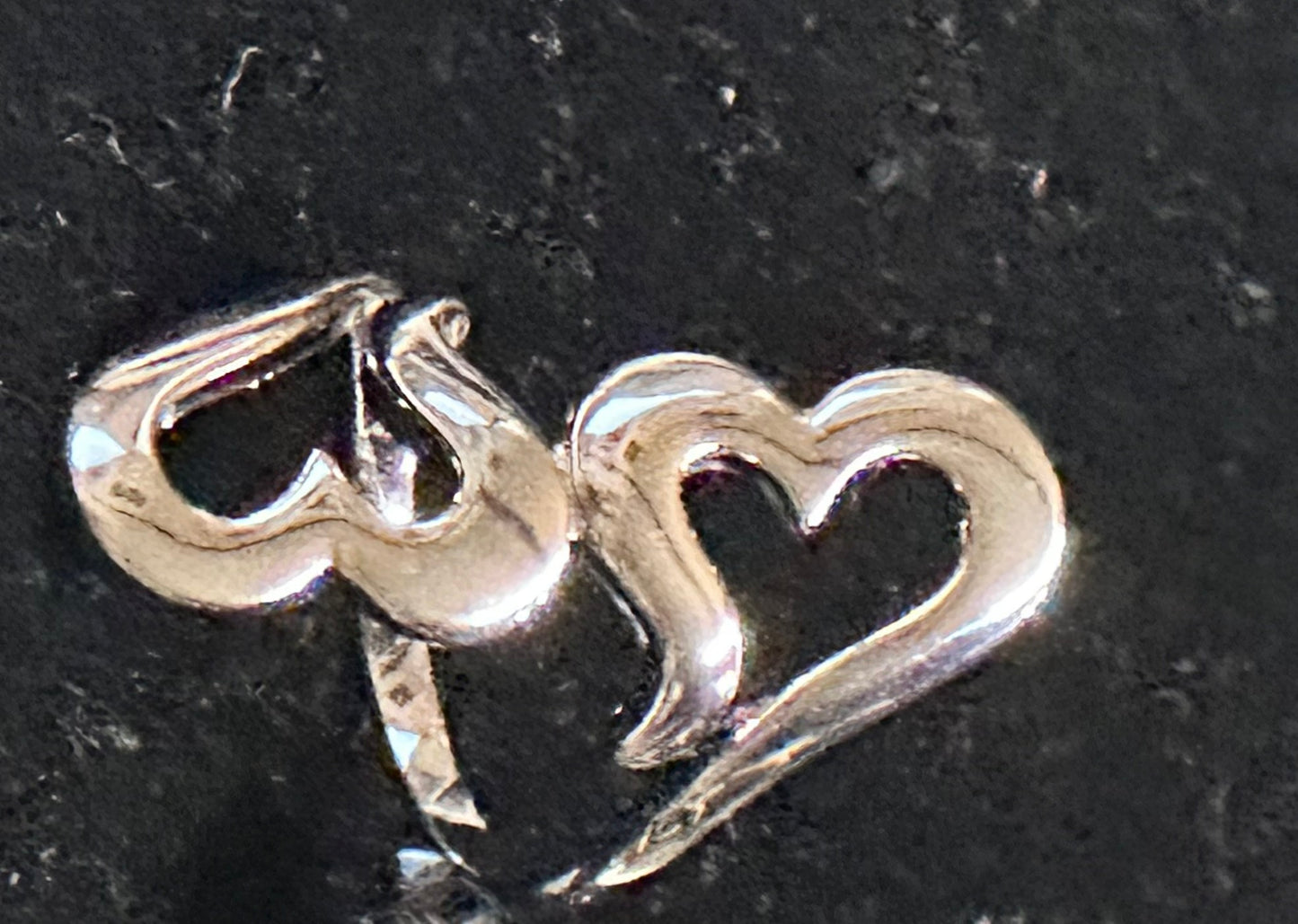 TRUE BLOOD: Sookie's 2-Heart Shaped Silver Ring