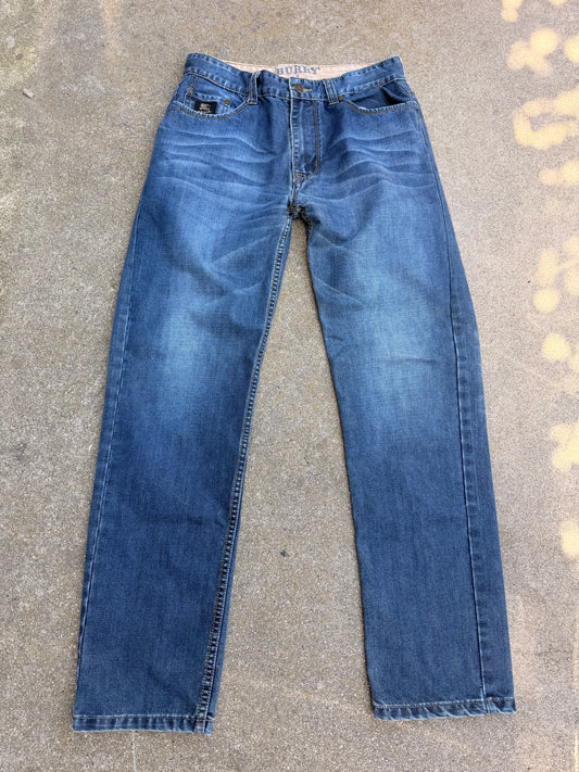 BALLERS: Ricky's BURBERRY Blue Denim Pants (33)