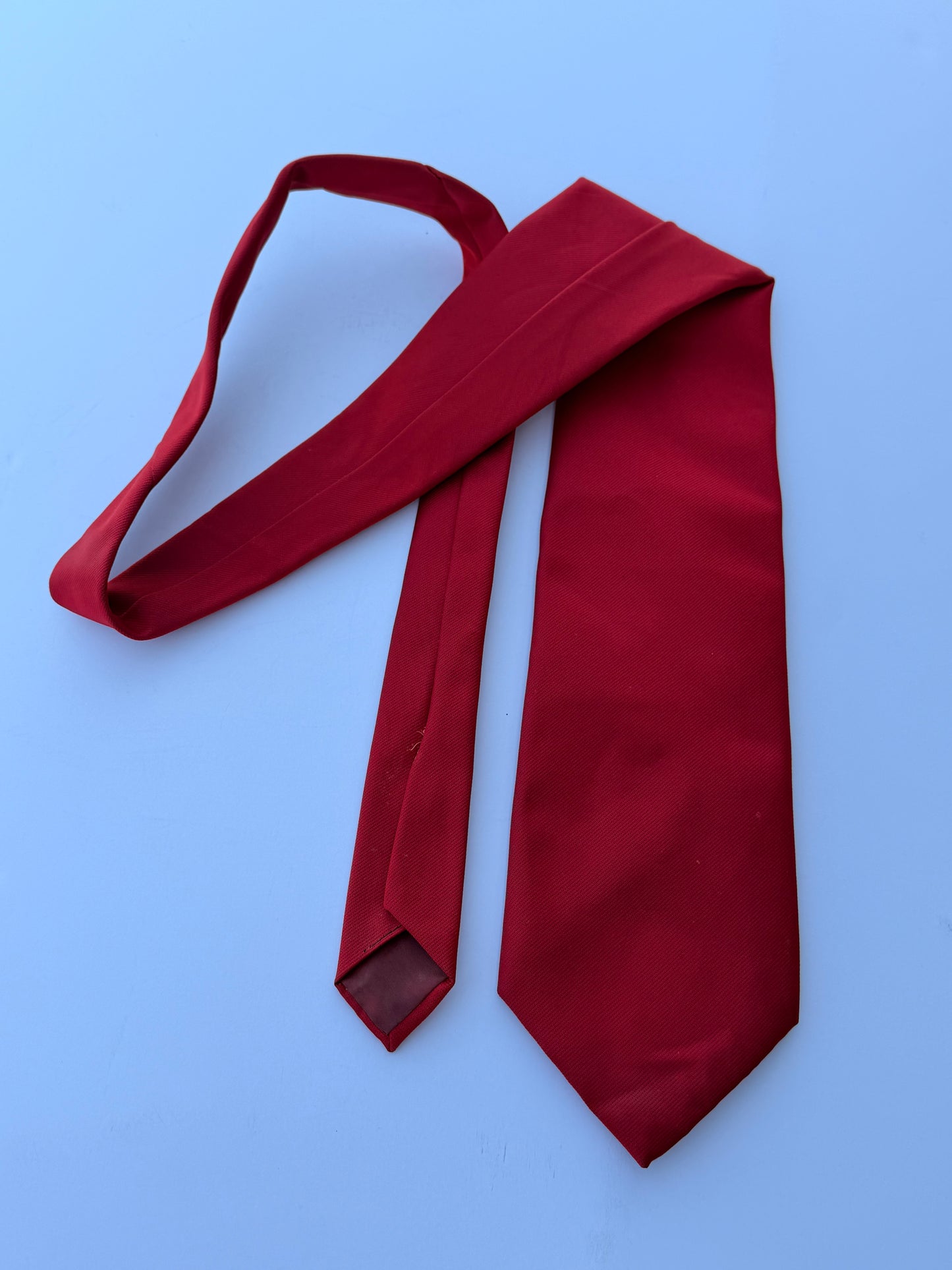 MAD MEN: Don Draper’s Red Mid-Century NYC made Necktie and Business Card