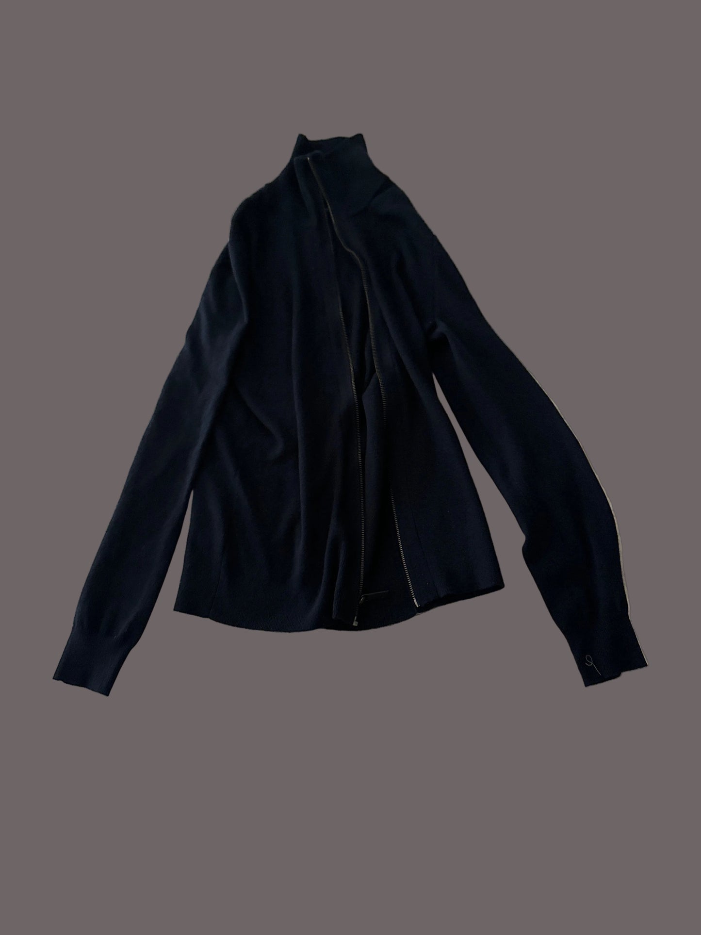 NEW GIRL: Nick’s HERO Perry Ellis Navy Blue Zip Sweater (S)