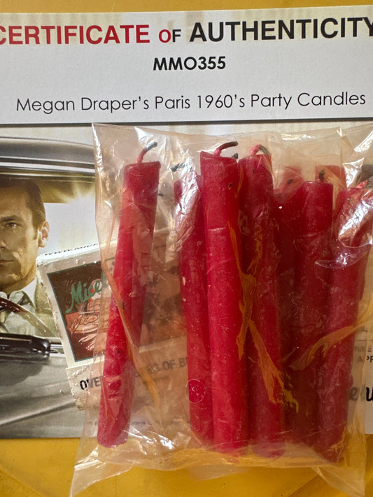 Mad Men: Megan Draper Paris 1960’s Party Candles