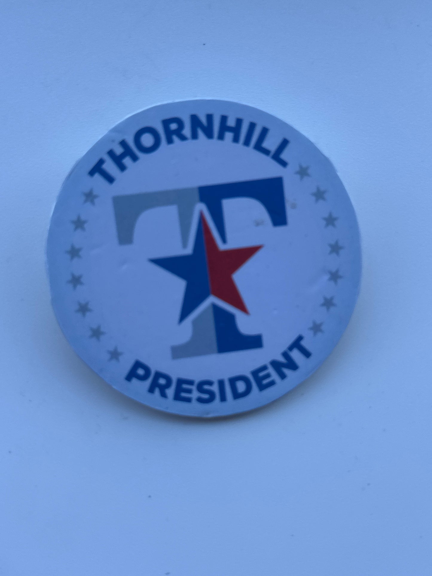 VEEP: THORNHILL HERO medium Campaign Pin from Season 7