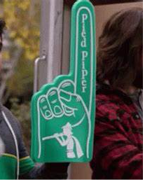 SILICON VALLEY: Dinesh's Pied Piper Foam Finger