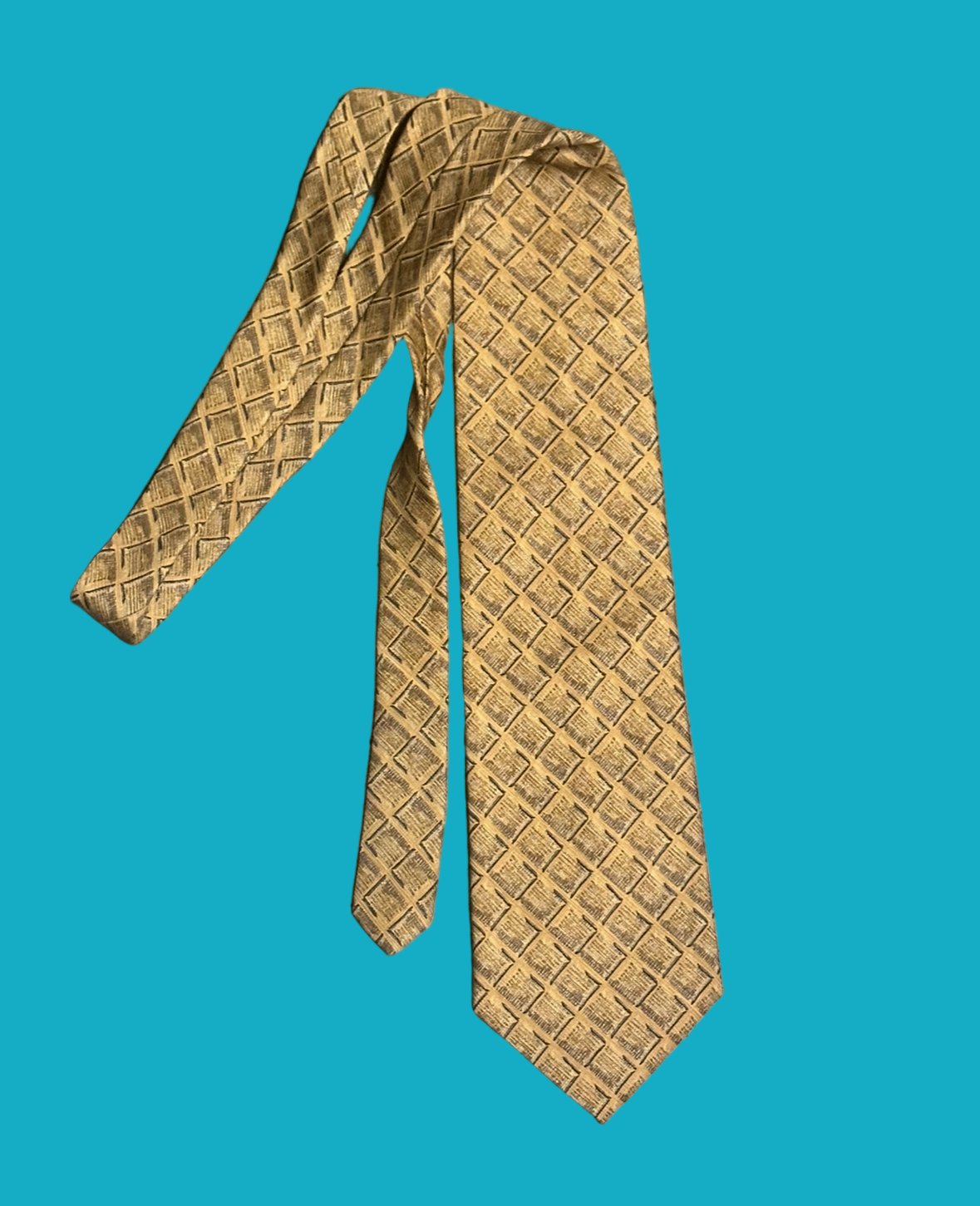 THE OFFICE: Michael Scott Perry Ellis Yellow  Necktie