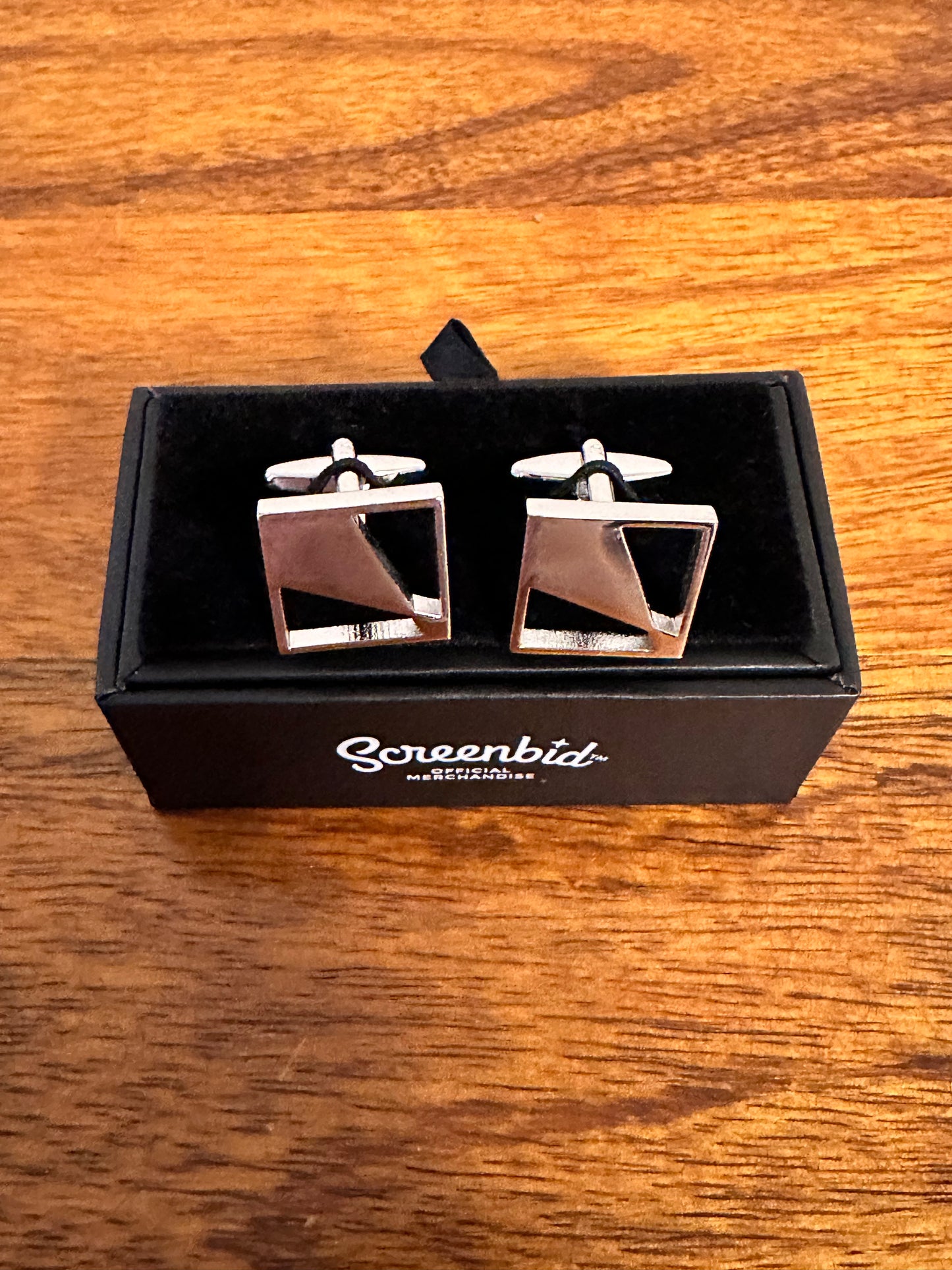 MAD MEN: Don Draper Silver Cut-Out Cufflinks