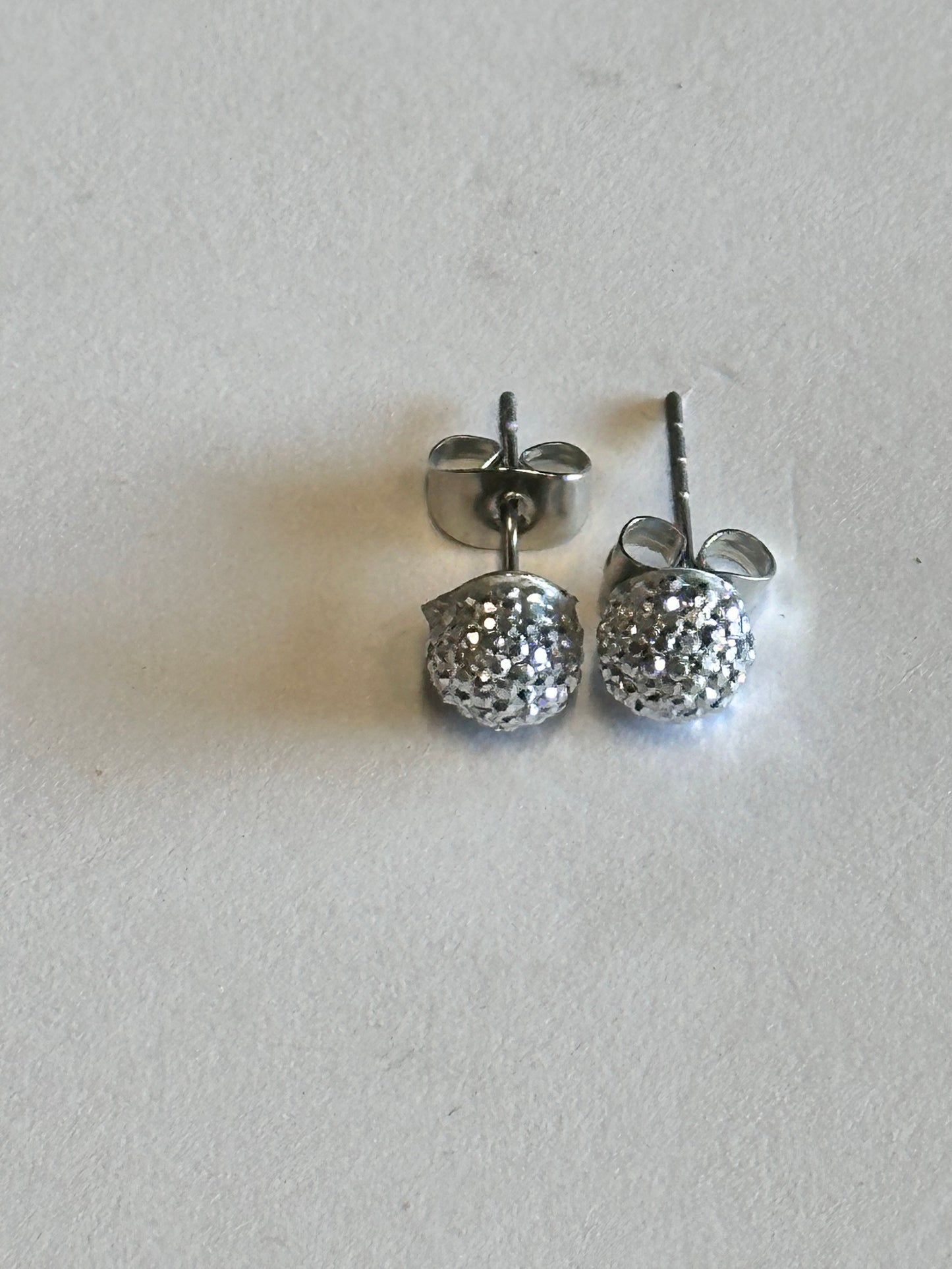 BONES: Dr. Brennan's silver faux Diamond Earrings