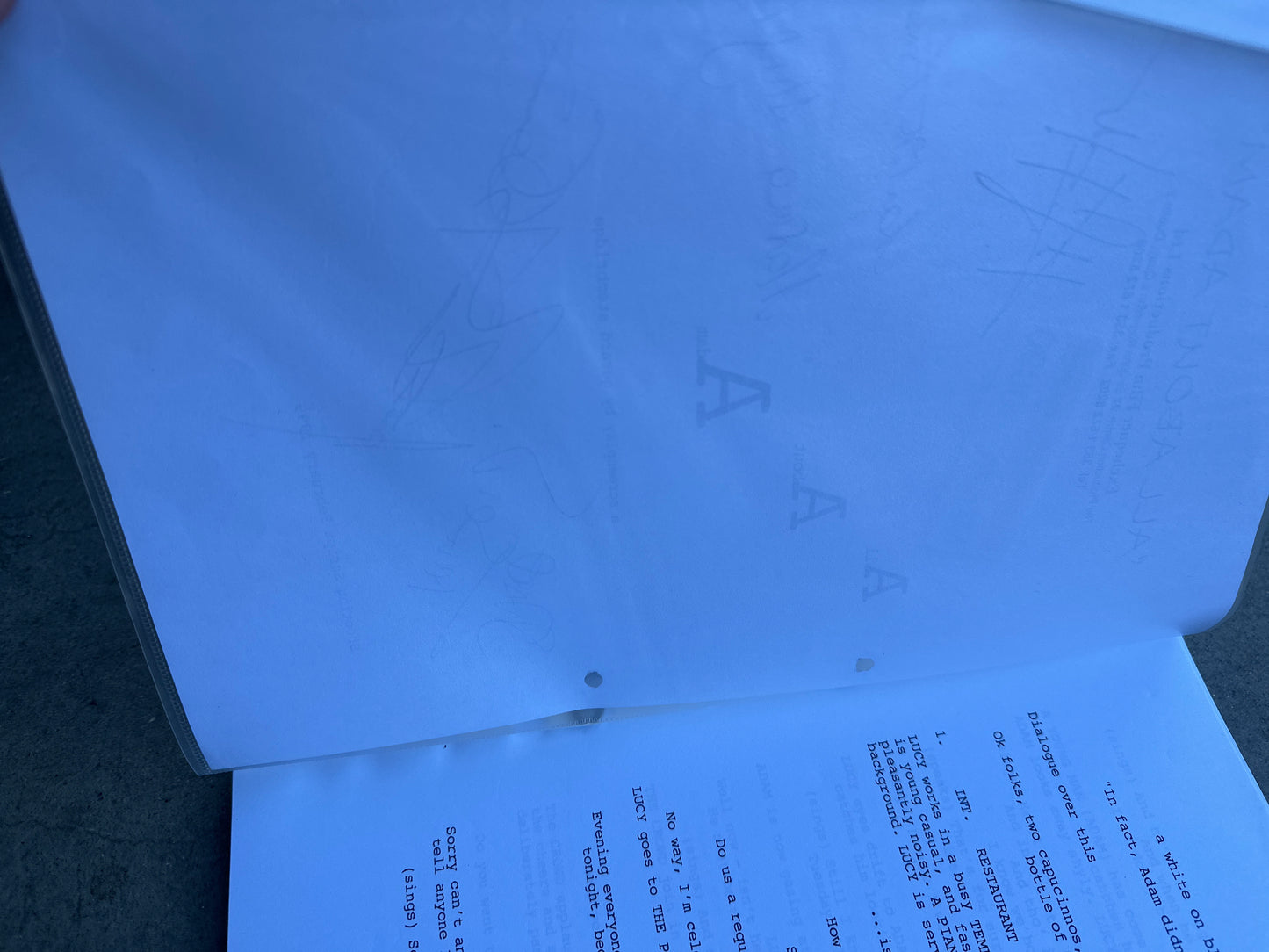 All About Adam MOVIE: Director & Cast Signed Script from The MIRAMAX Archive