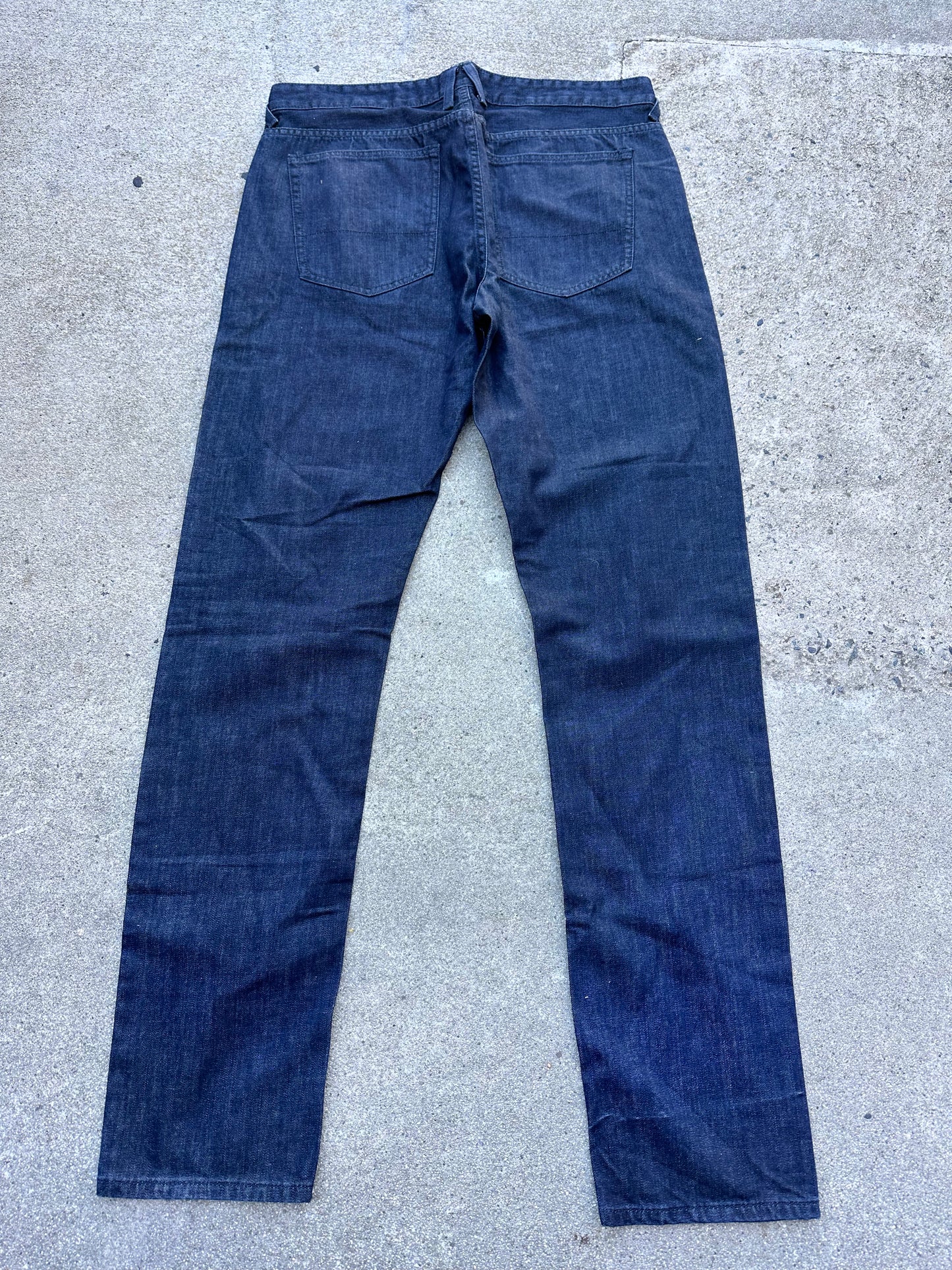 BALLERS: Spencer's HERO ALBA Custom made Denim Dark Blue Jeans (40)