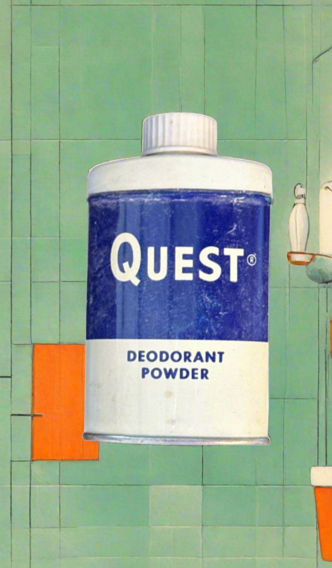 Mad Men: Don’s  Mid Century QUEST Deodorant Powder