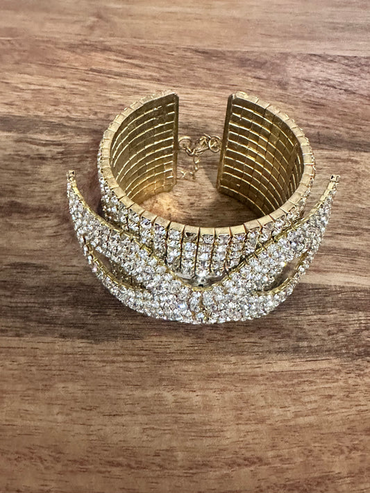 EMPIRE: Cookie's Gold and Diamond Mardi Gras Mask Bracelet