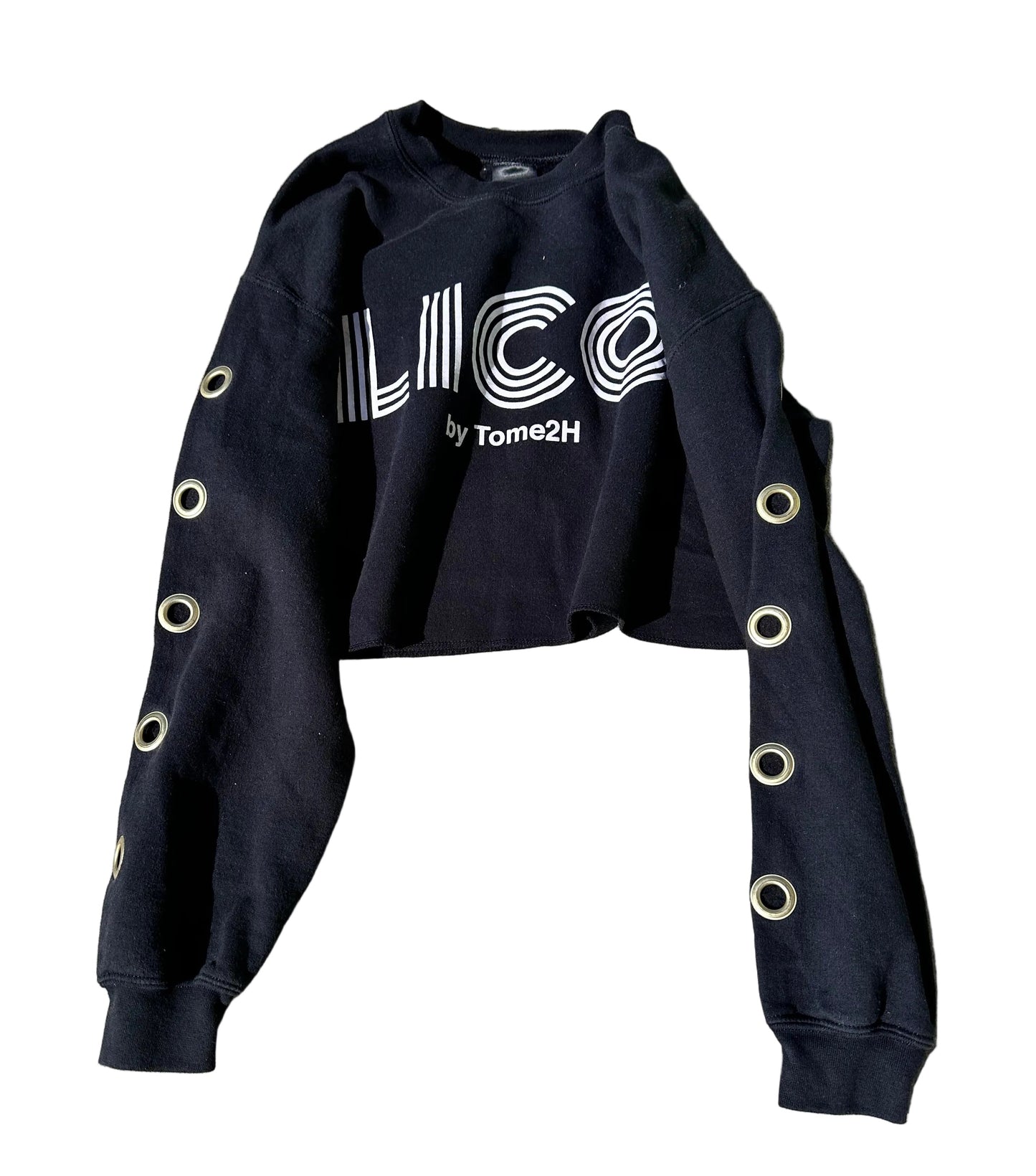 BALLERS: Amber's HERO Crop Top Crewneck Sweatshirt (S)