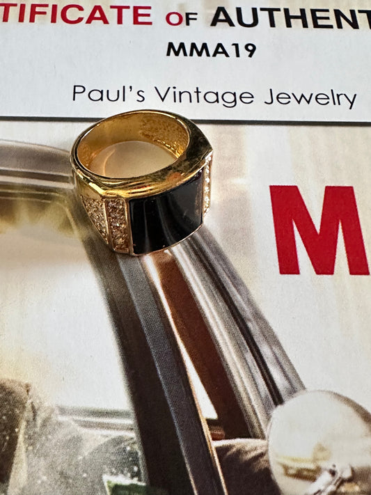 MAD MEN: Paul’s 1960s Vintage Ring & Business Card
