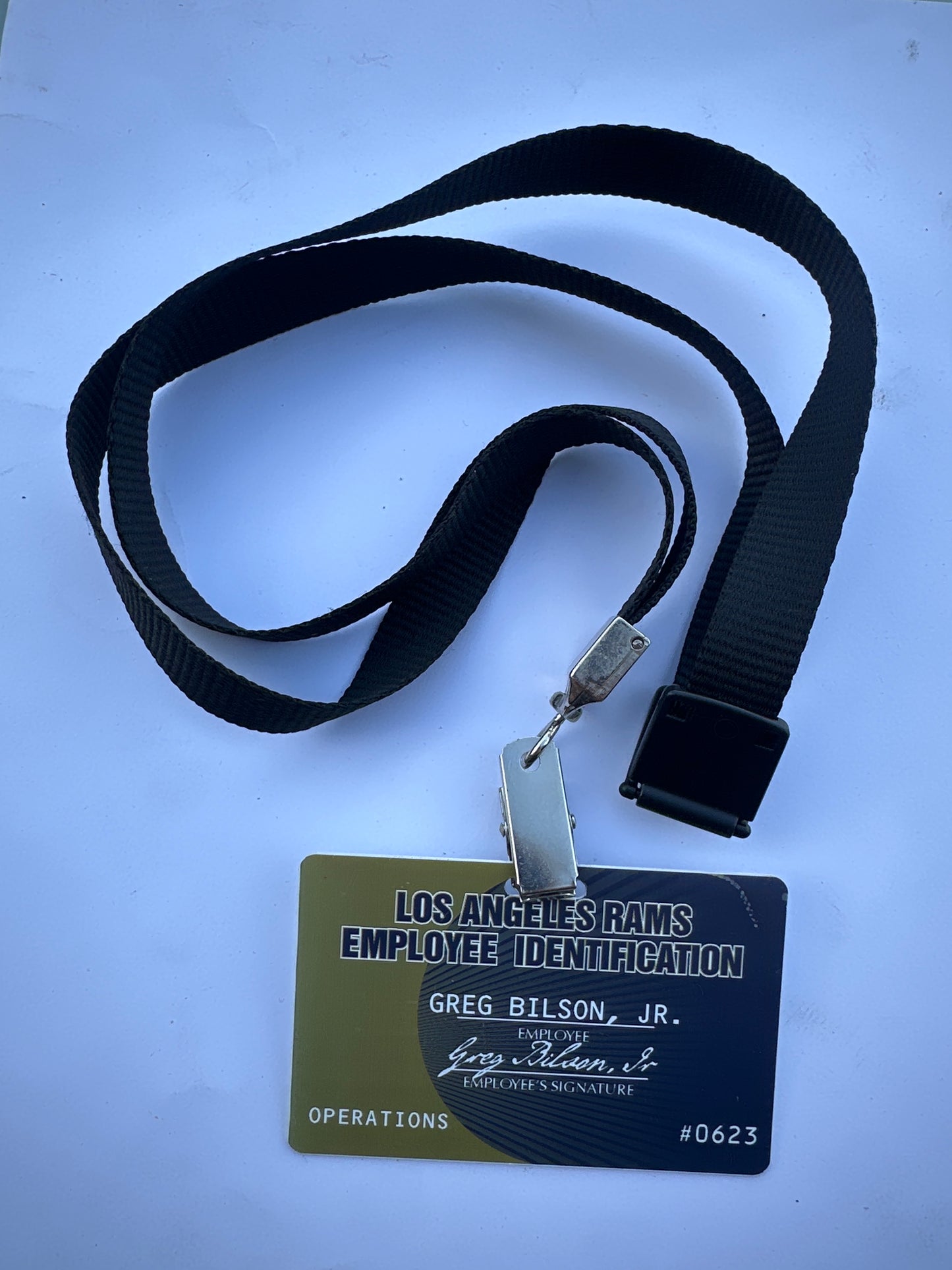 BALLERS: HERO LA Rams Employee Badge