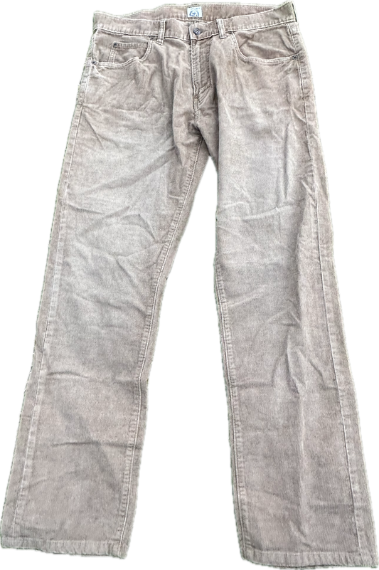 SILICON VALLEY: Gavin’s HERO J Crew Brown Corduroy Pants (34)