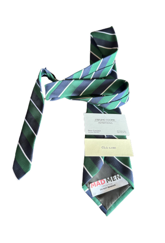 MAD MEN: Pete Campbell's 1960s Necktie and Business Cards