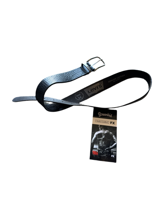 Sons Of Anarchy: JAX Teller's LEVI’S Brown Leather Belt (34)