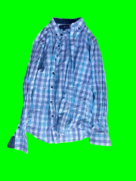 SILICON VALLEY: Holden’s HERO POLO ASSOCIATION Plaid Button Down Shirt (S)