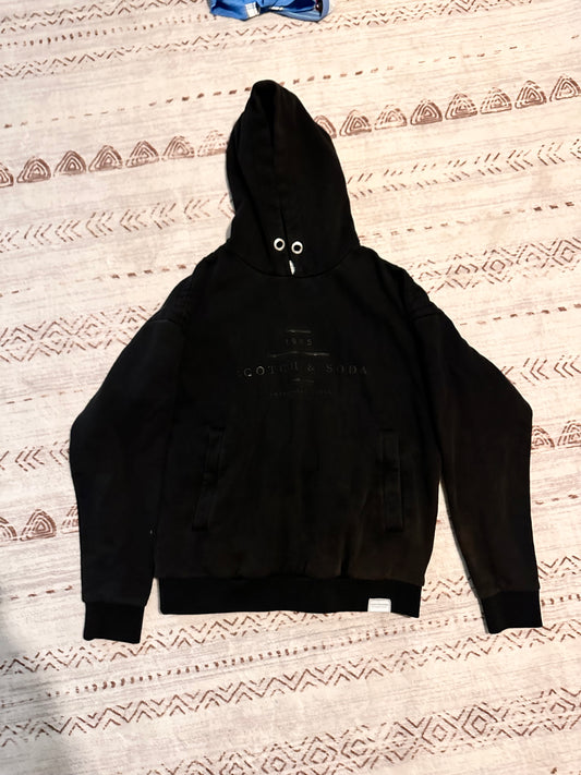 BALLERS: Ricky’s SCOTCH & SODA sun drenched Black Hoodie (M)