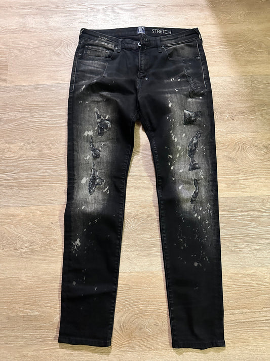 BALLERS: Ricky's PRPS Black Denim Pants (34)