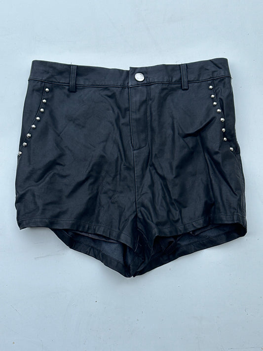 SONS OF ANARCHY: Wendy's HERO Black Pleather Shorts (S)