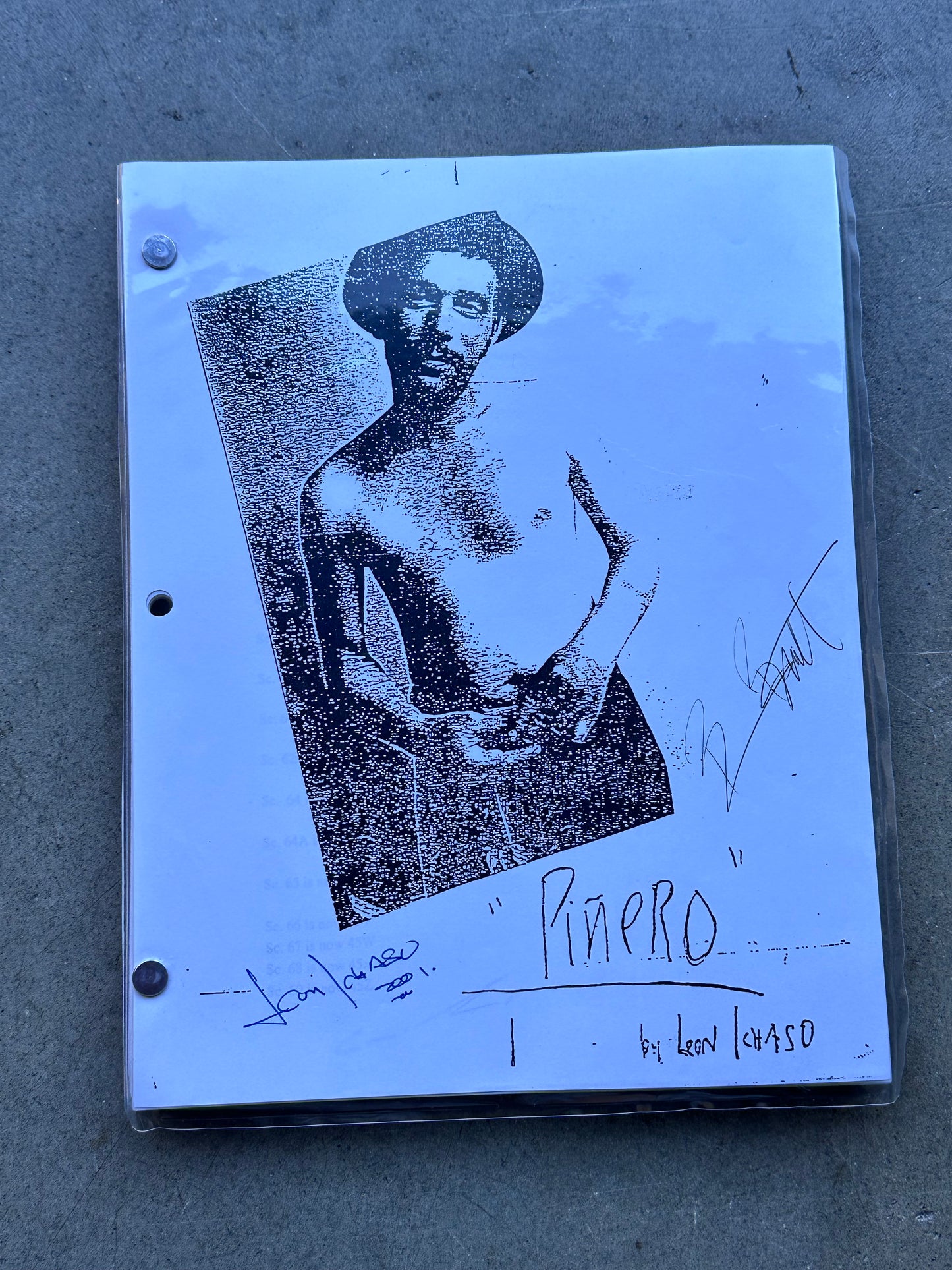 PINERO MOVIE: Benjamin Bratt and Talent Signed Script from MIRAMAX Archive