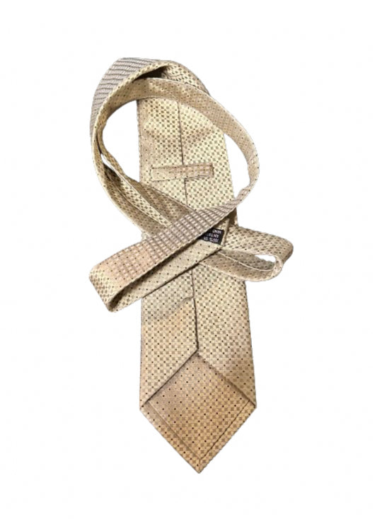 THE OFFICE: Kevin’s Series used Handmade Yellow Silk Necktie