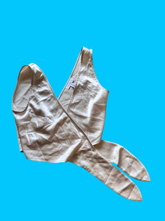 BALLERS: Donna's TOPSHOP Wrap Shirt Top (S)