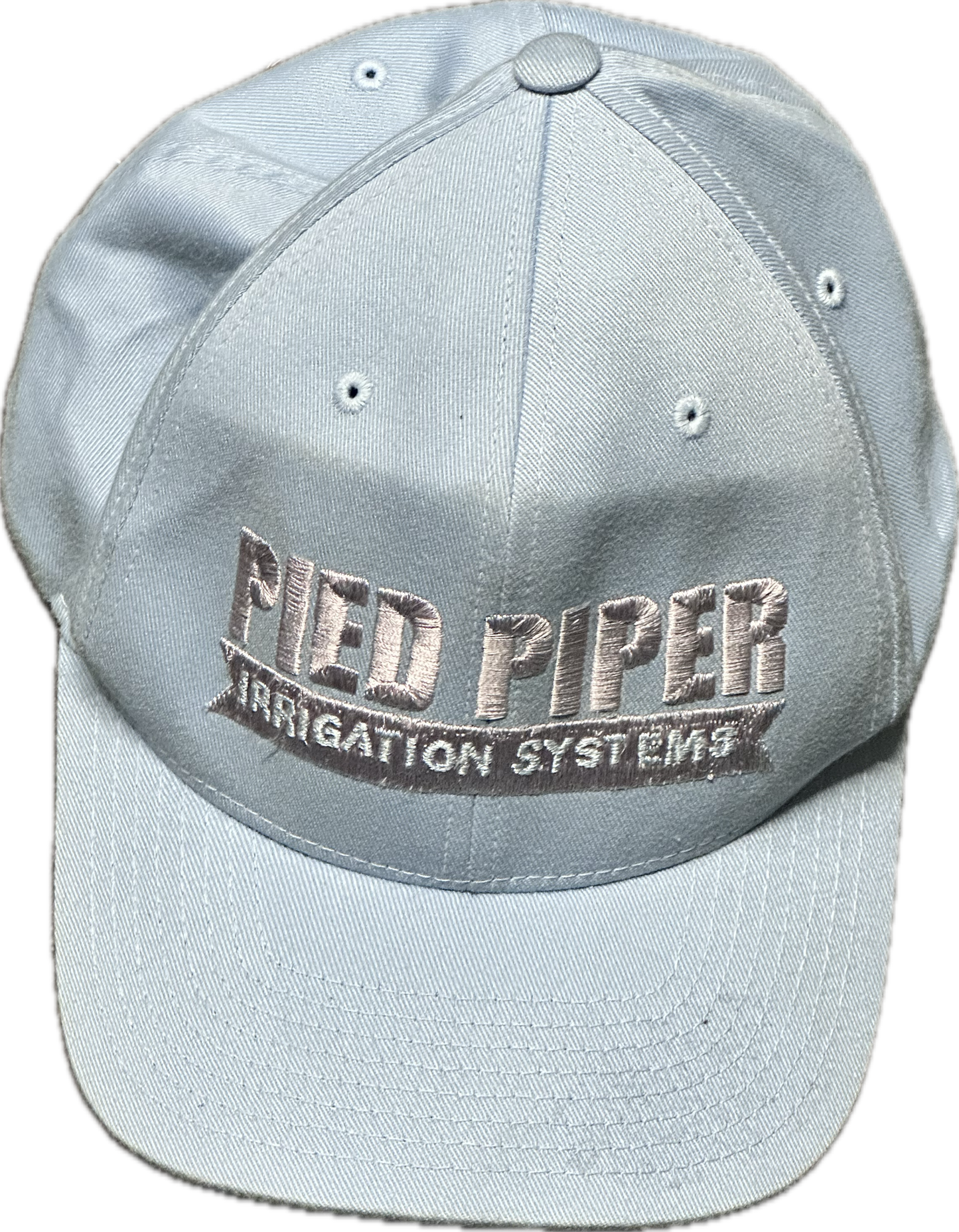 SILICON VALLEY: Erlich’s light Blue Fitted PIED PIPER Hat (1of1)