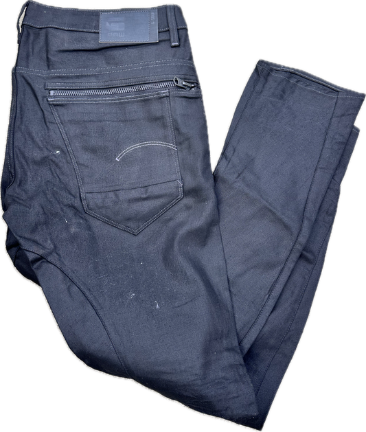 BATTLESTAR GALATICA: Chief Galen Tyrol G Star black Denim Jean Pants (38 US)