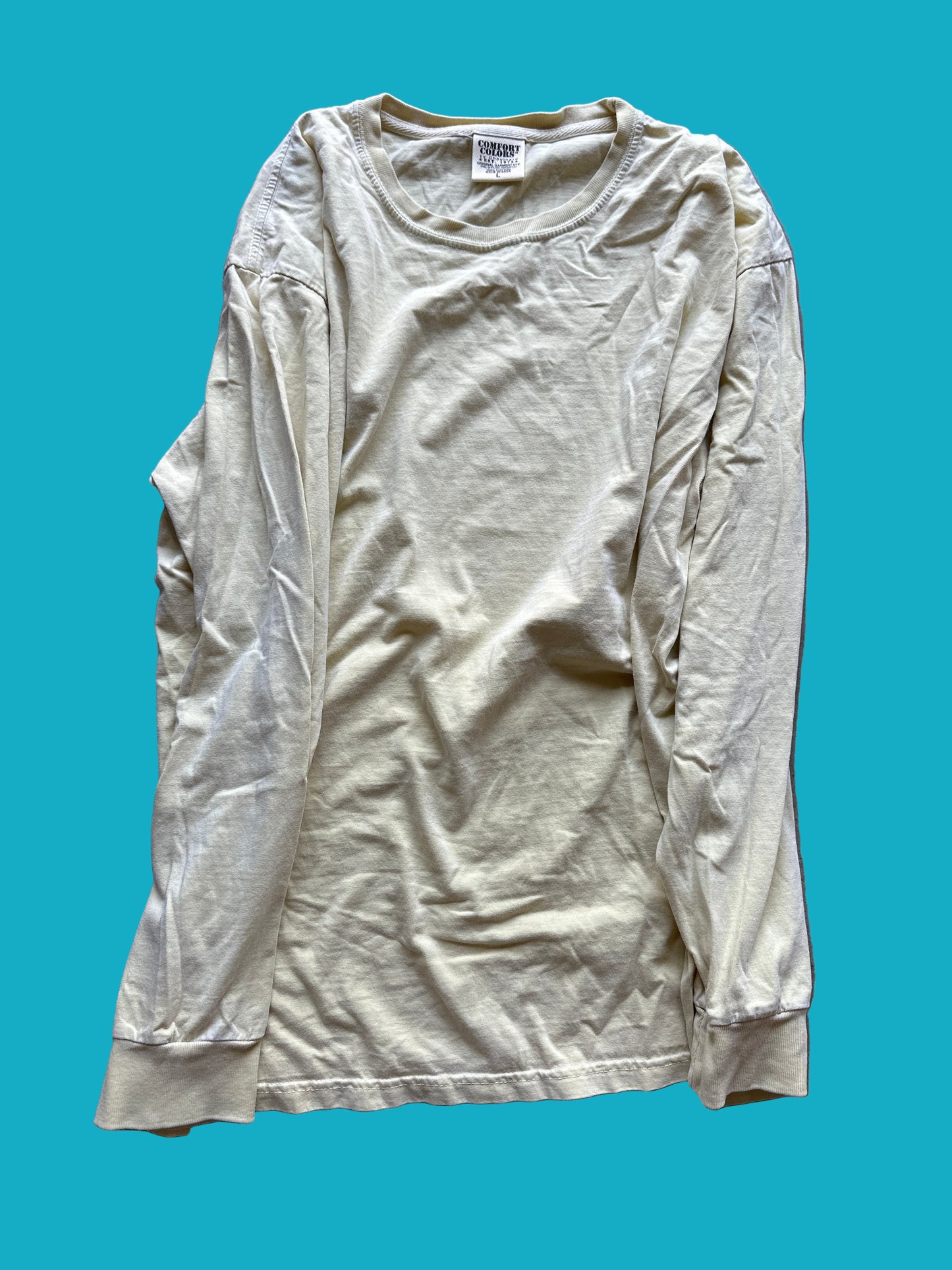 BALLERS: Reggie’s HERO Comfort Colors Cotton Long Sleeve Yellow Shirt (L)