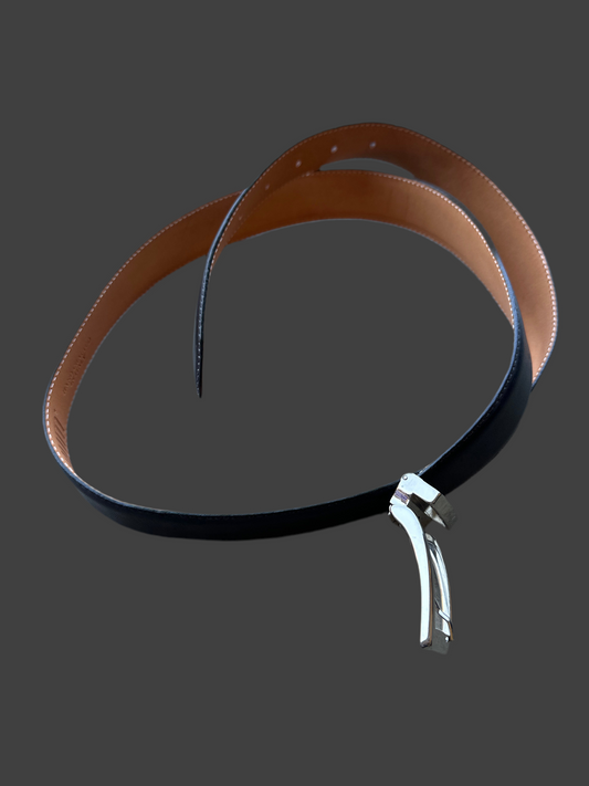 BALLERS: Spencer Strassmore’s (Dwayne Johnson) HERO Blue DONDUM Leather Belt (42)