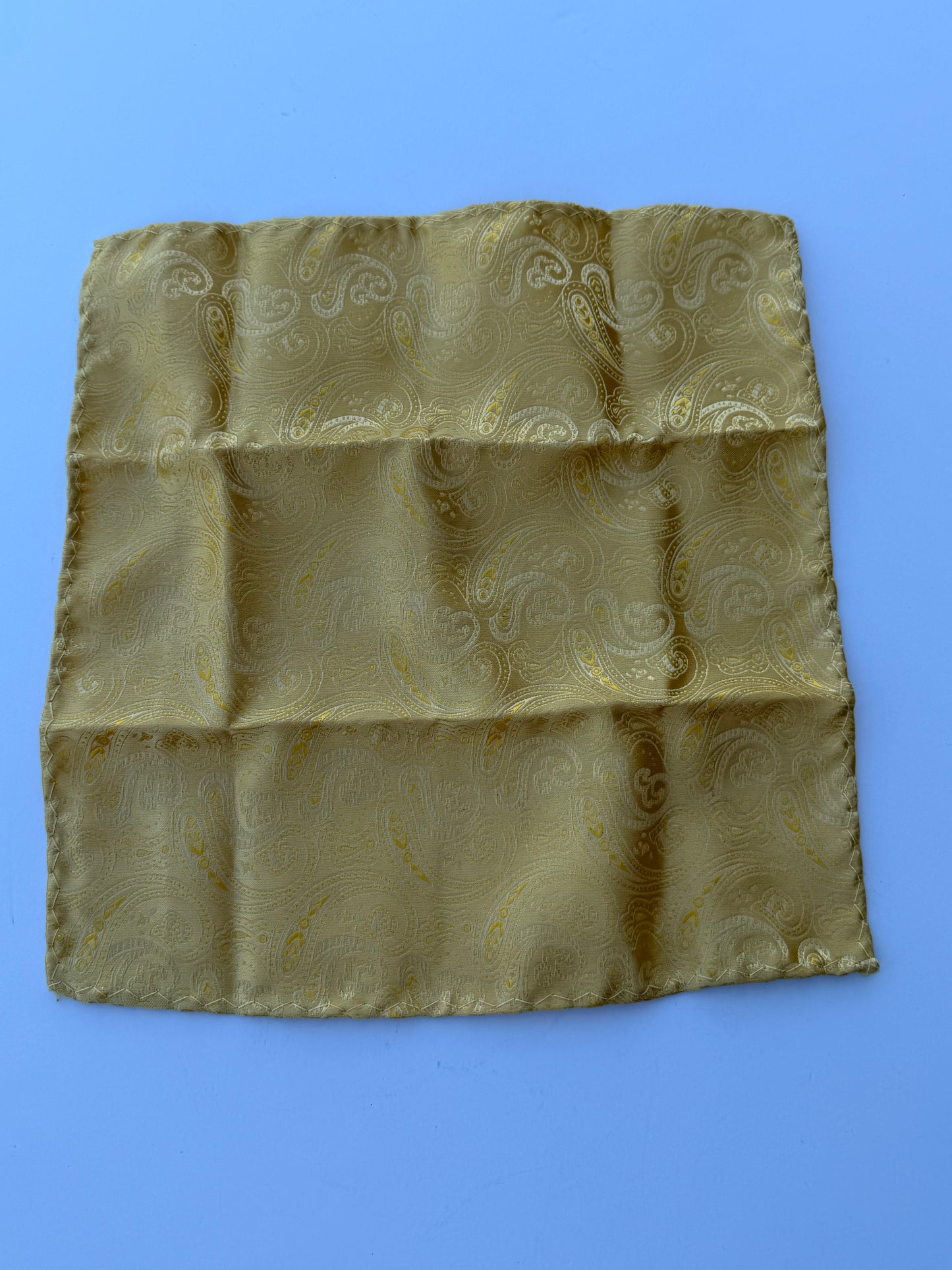 MAD MEN: Roger Sterling Mid-Century Yellow Pocket Square