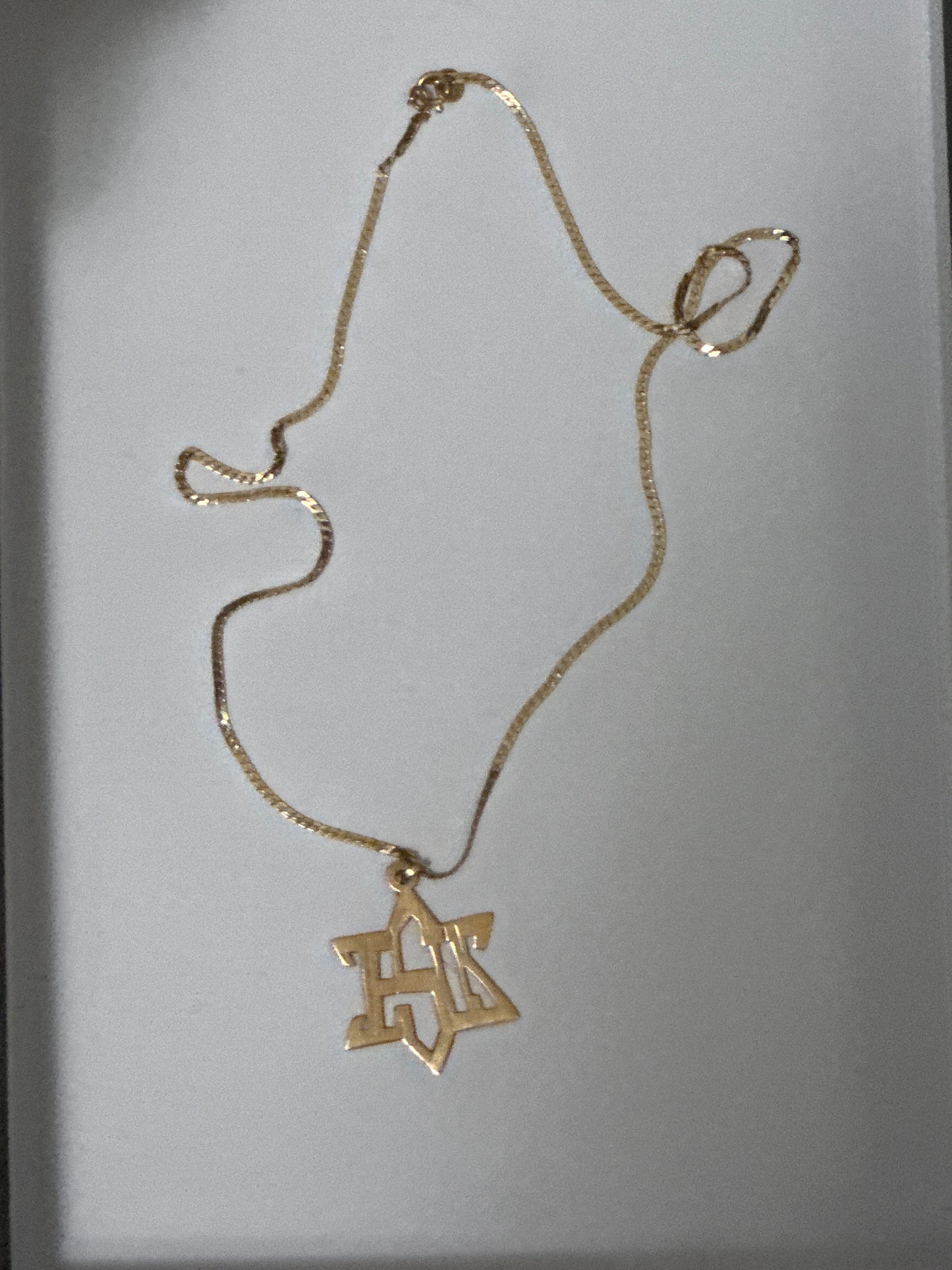 NEW GIRL: Schmidt Gold Star of Jesus Necklace