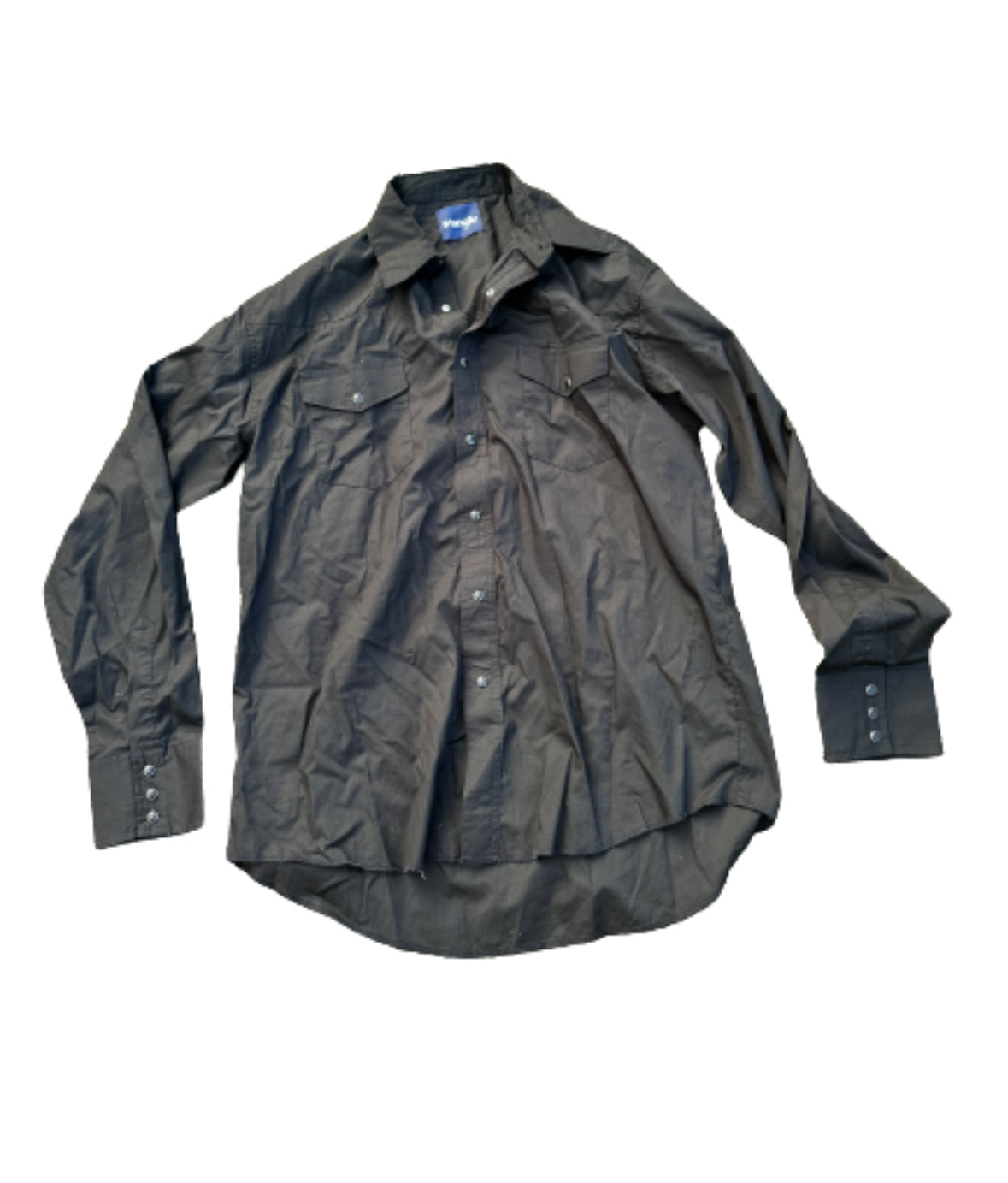 TRUE BLOOD: Bill Compton's Wrangler Black Snap Long sleeve Shirt (M)