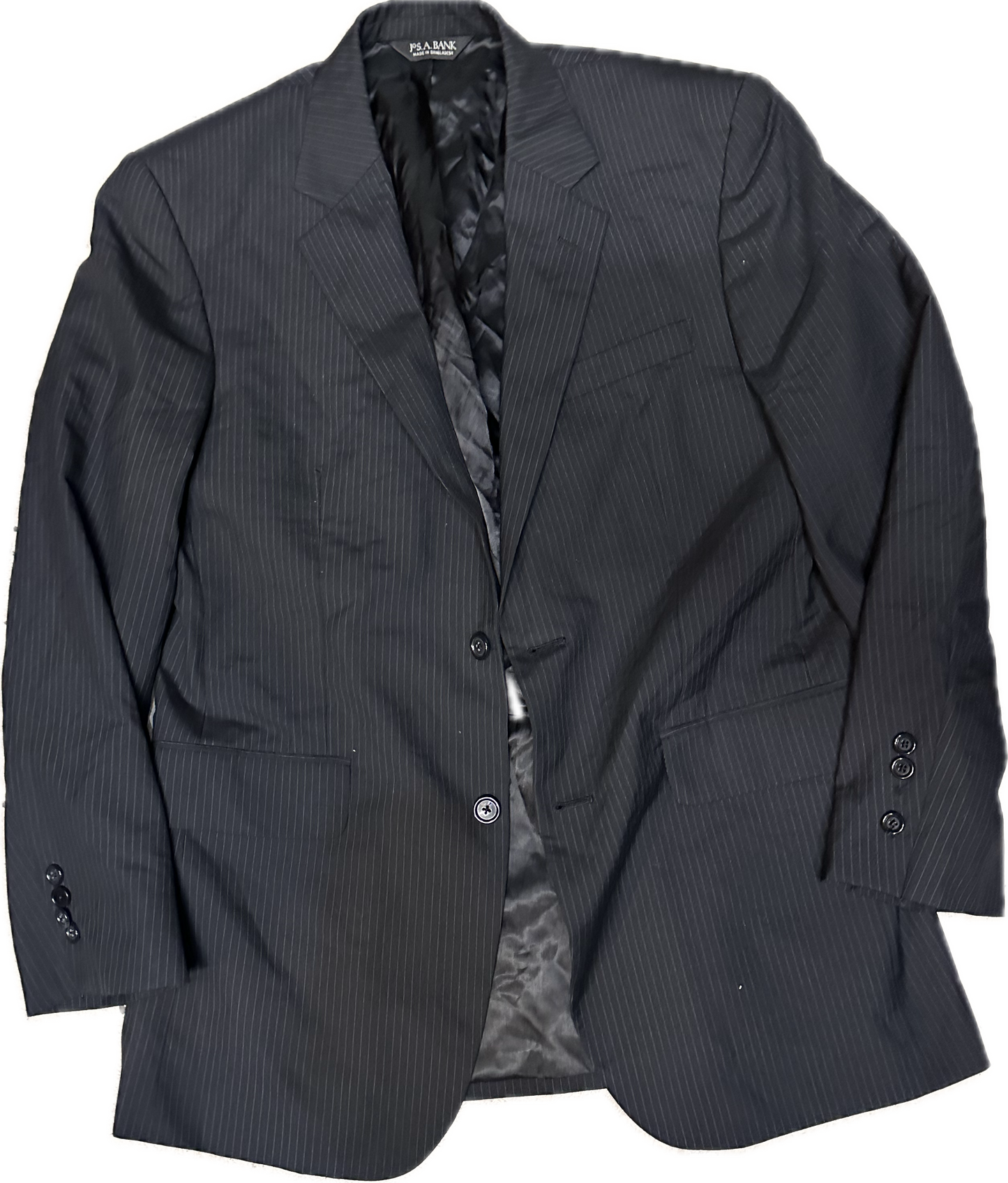 THE OFFICE: Michael Scott Jos A. Banks Black pinstripe Sport Jacket (40)