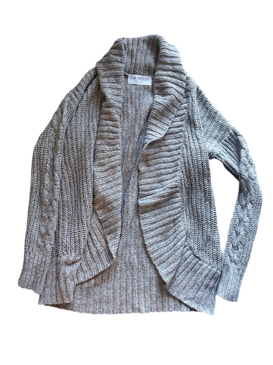 The Office: Pam’s Grey Cardigan Sweater (S)
