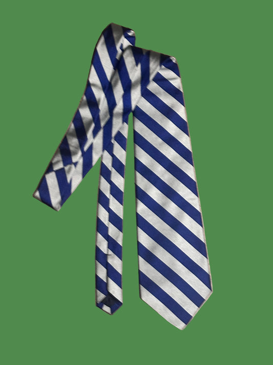 PARKS AND RECREATION: Andy Dwyer HERO J Crew Grey striped Necktie