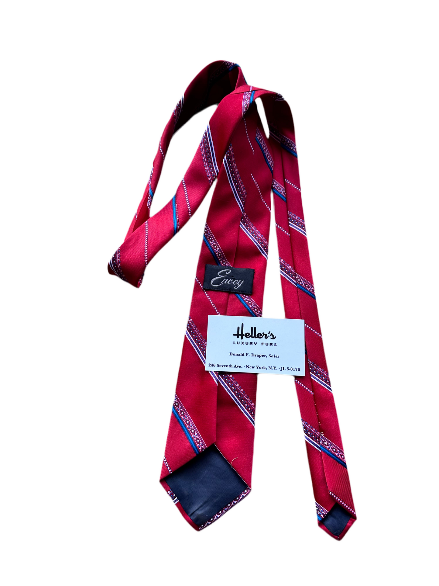 MAD MEN: Don Draper’s Necktie and Business Card