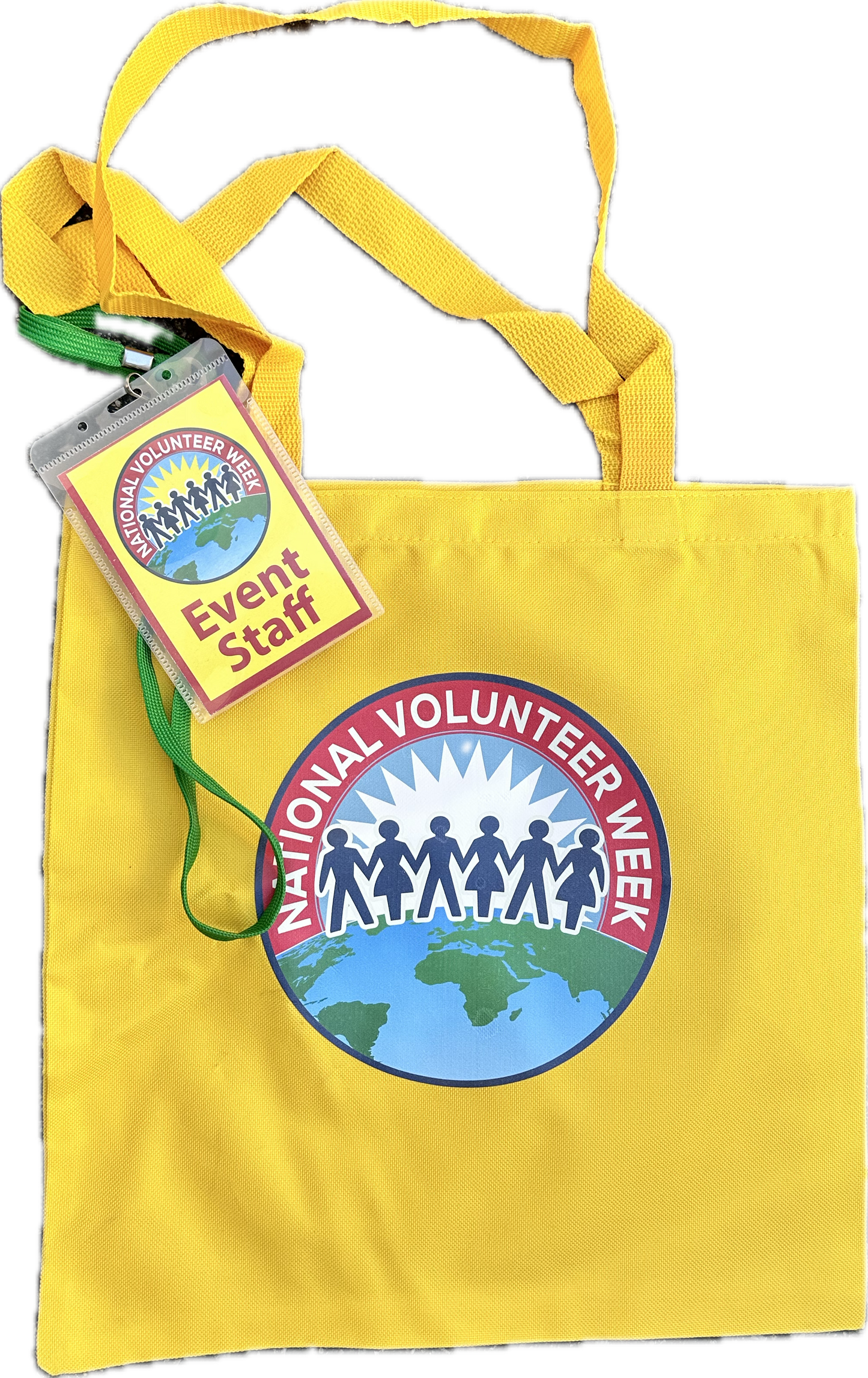 VEEP: Selina's Episode used Volunteer Week Tote Bag and Badge