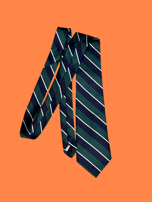 HOUSE: Dr. James Wilson HERO Green and Blue stripe Necktie