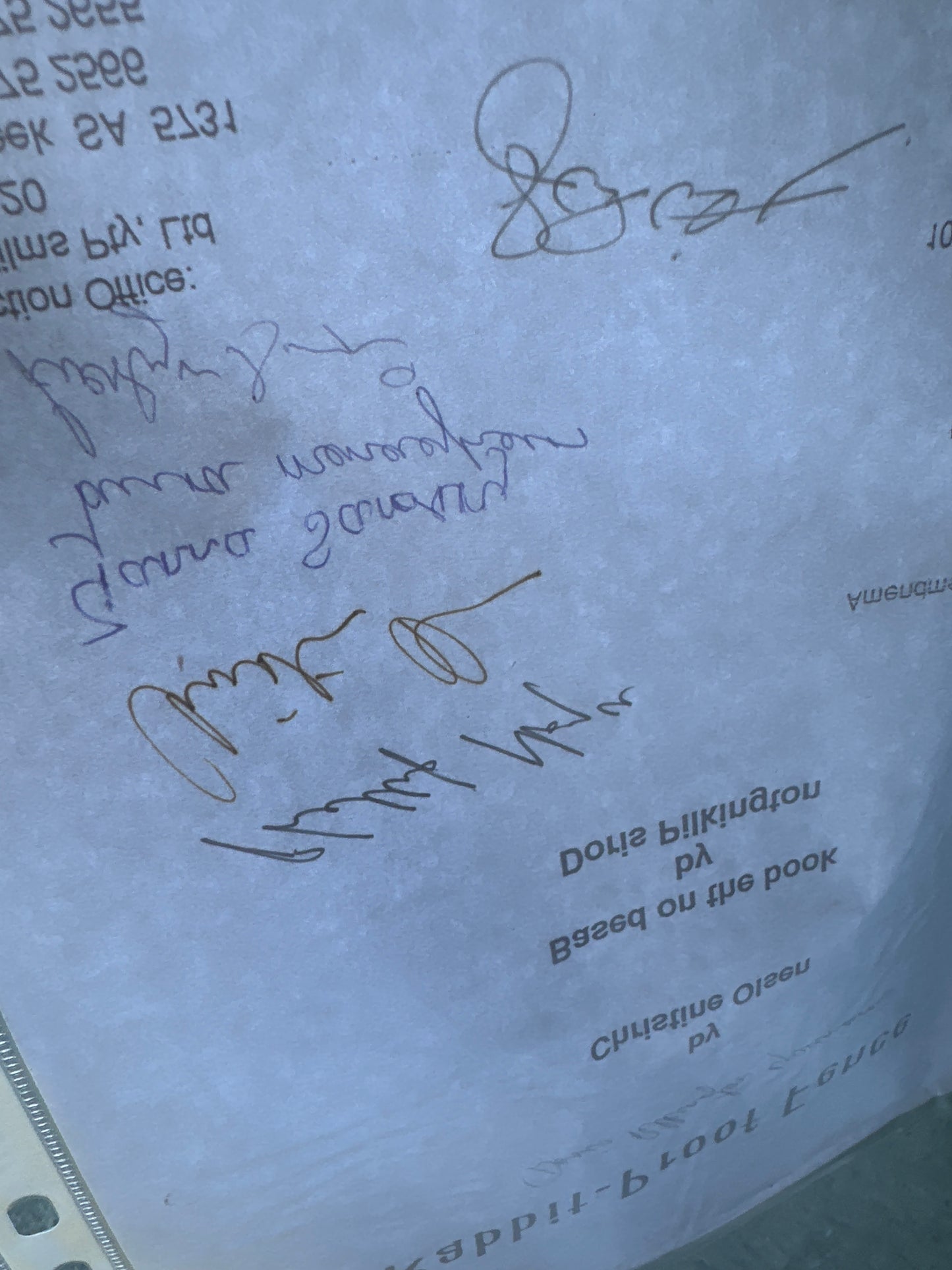 Rabbit-Proof Fence MOVIE: Director & Cast Signed Script from The MIRAMAX Archive