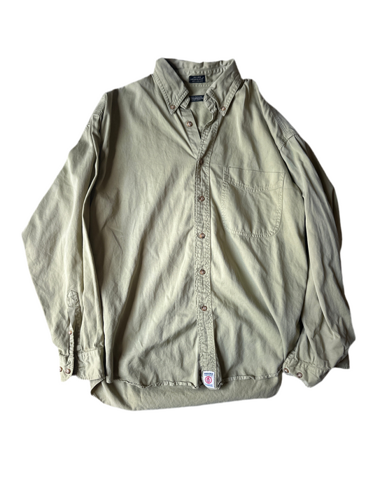 NEW GIRL: Nick’s EVERGREEN Button down Shirt (M)