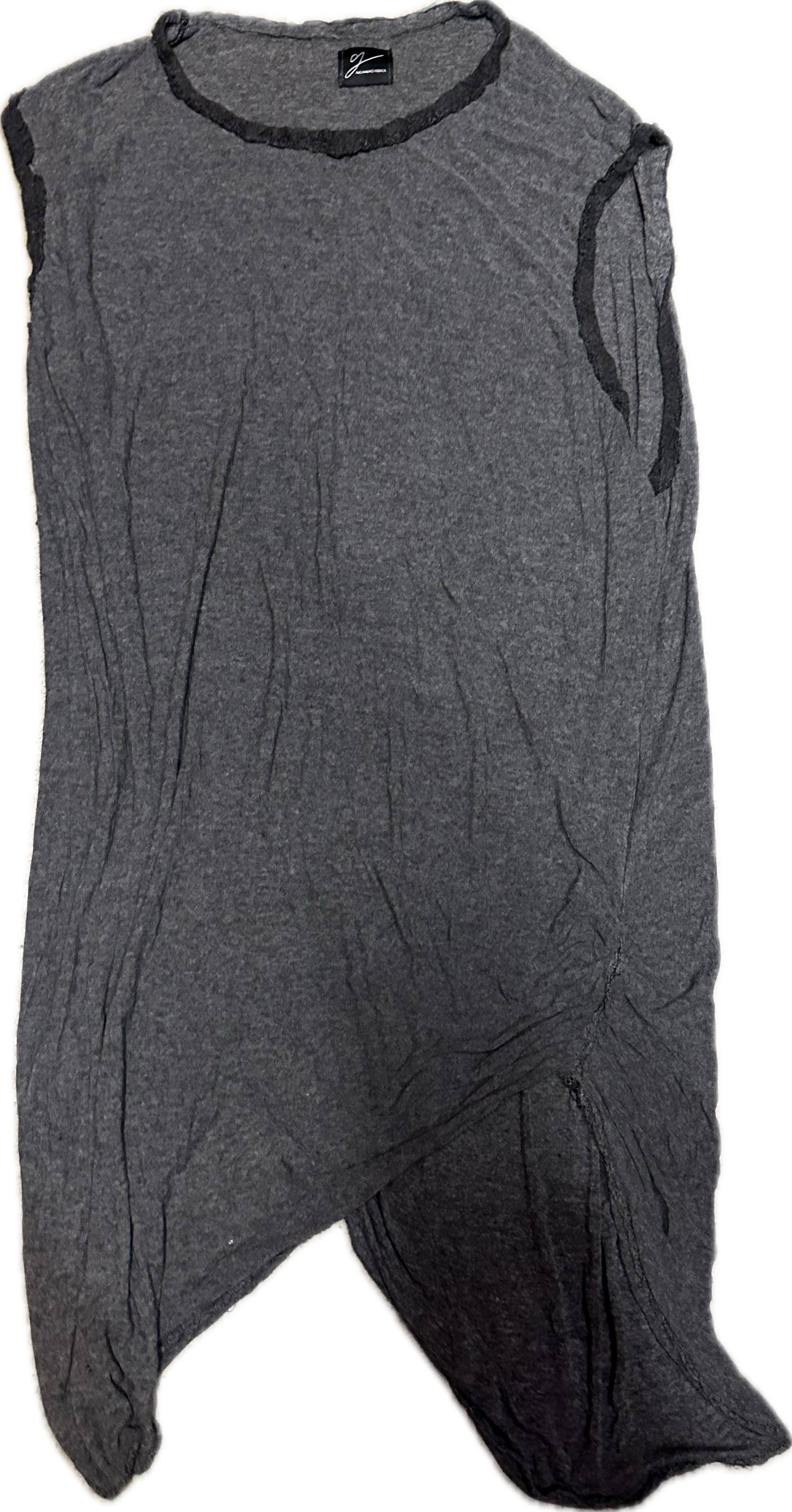 The Mindy Project: Mindy’s Sleeveless Charcoal Shirt (M)