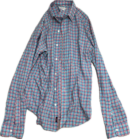 SILICON VALLEY: Richard’s FAHERTY multi-color Plaid Button Down Shirt (S)