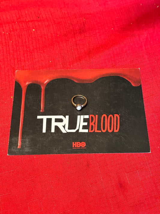 TRUE BLOOD: Sookie's Gold and White Stone Ring