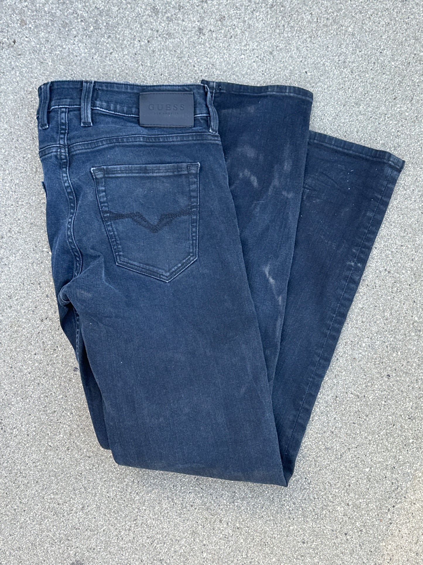 BONES: Dr. Jack Hodgins' HERO GUESS Black Denim Jeans (30)