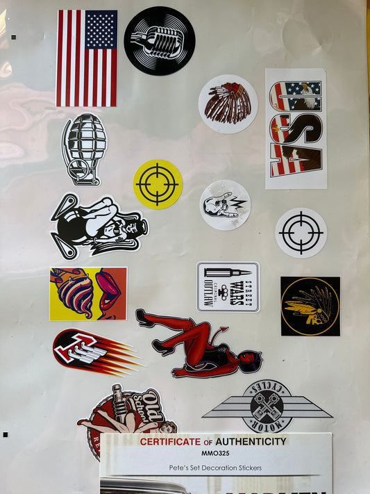 MAD MEN: Pete’s Set Prop Art Sticker Decoration